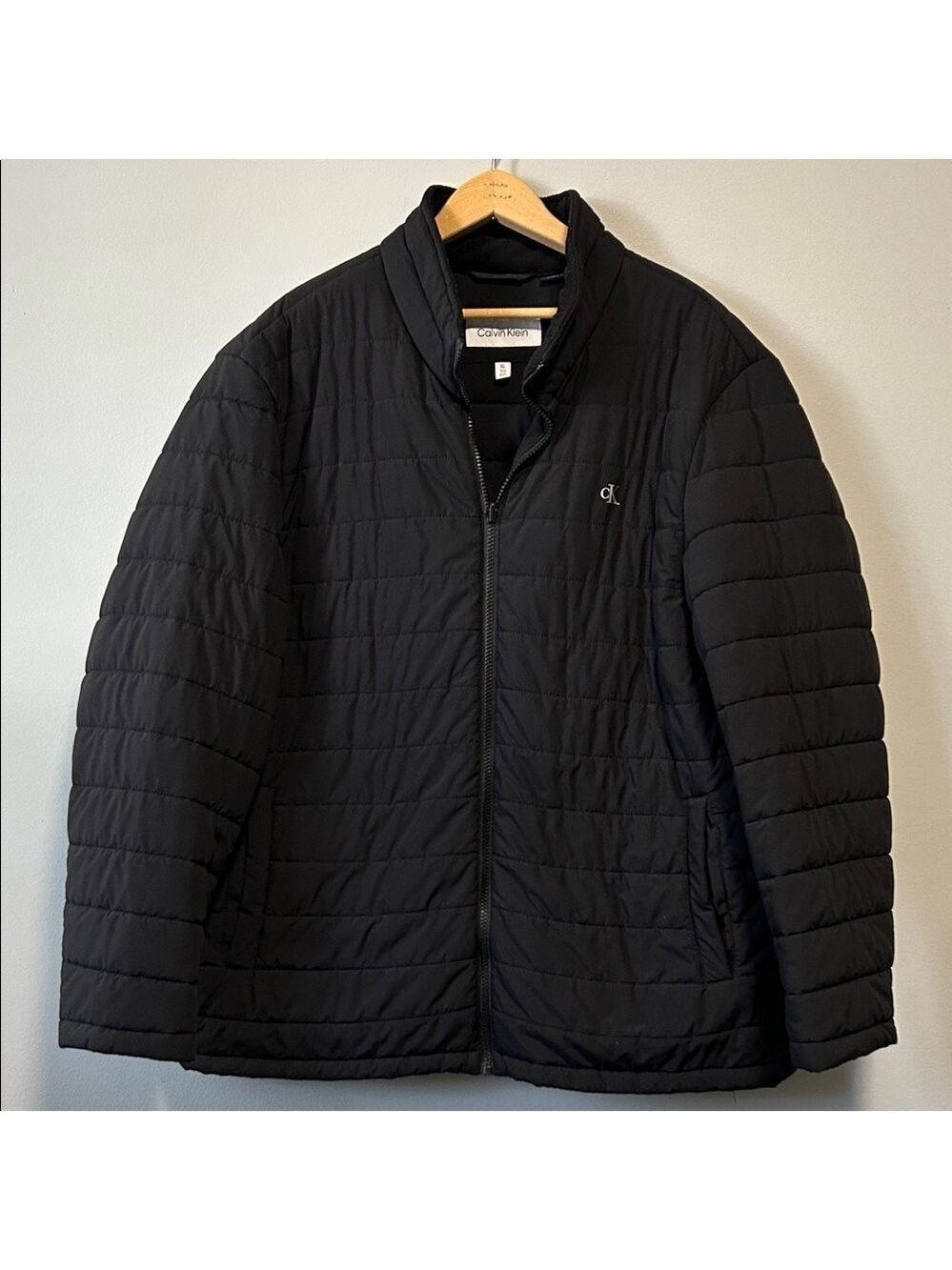Calvin Klein Black Puffer Jacket Size XL